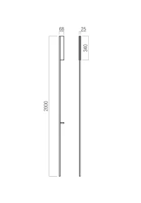 Aplică Twig LED 27 W 3000 K MBK 3