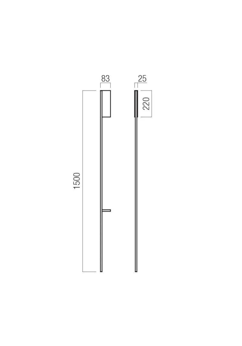 Aplică Twig LED 17 W 2700 K MBK TRIAC 3