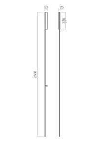 Aplică Twig LED 33.5 W 2700 K MBK TRIAC 3