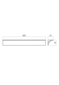 Aplică Velas LED 20.8 W 3000 K WH (600) 3