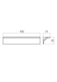 Aplică Velas LED 14.4 W 2700 K MWH/FN(400) 3