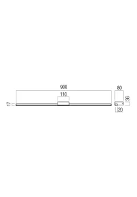 Aplică Aston 1X18W LED SBK 3