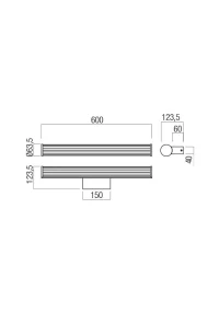 Aplică Dizzy 1X12W LED SWH 3