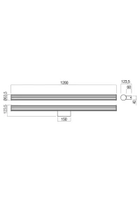 Aplică Dizzy 1X24W LED SBK 3