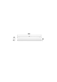 Aplică Ermes LED 12 W 3000 K CH 3
