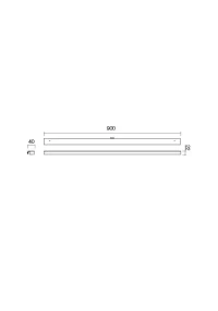 Aplică Ermes LED 18 W 4000 K CH 3