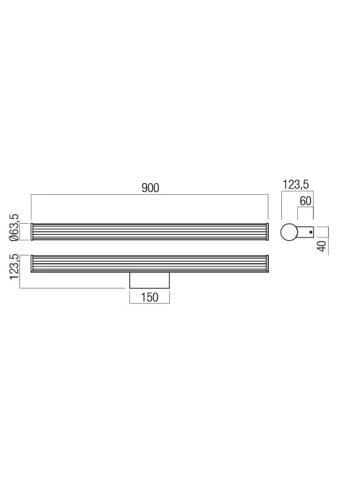 Aplică Dizzy 1X18W LED CH 3