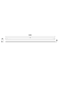 Aplică Ermes LED 24 W 3000 K CH 3