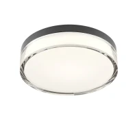 Plafonieră Frisbi LED 12 W 3000 K/4000 K D230 IP44 BK