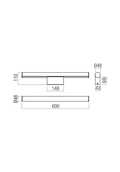Aplică Kali 1X12W LED SWH 3