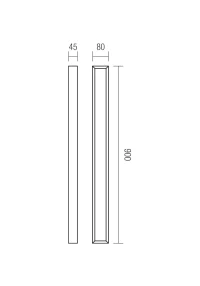 Aplică Horizon LED 30 W 3000/4000 K L900 CH 3