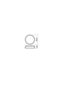Plafonieră Naji LED 18 W 3000 K D350MM 3