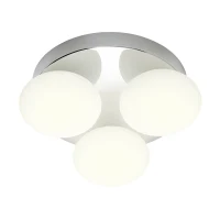 Plafonieră Ovum LED 3X5W 3000/4000 K IP44 CH