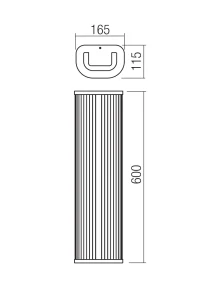 Aplică Rigo LED 1X20W 3000/4000 K IP44 CH 3