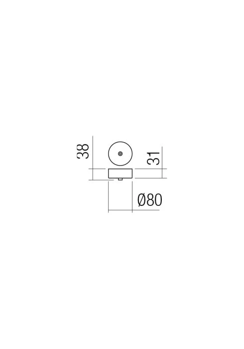 Canopy RD D80 1 PENDANT WH (EIKO, ITO, KANJI, OBO, LOLLI, TYCON) 2