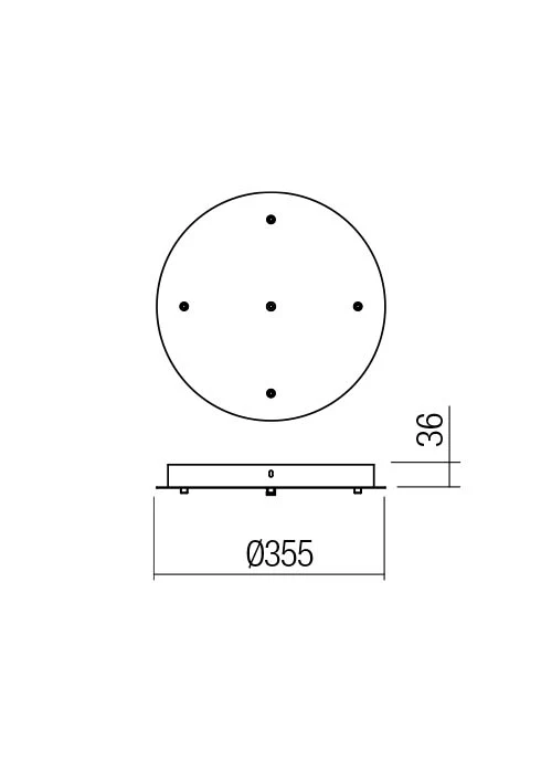 Canopy RD D355 5 PENDANTS BK (EIKO, ITO, KANJI, OBO, LOLLI, TYCON) 2