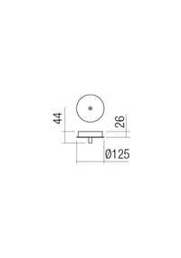 Canopy RD D125 1 PENDANT BK (EIKO, ITO, KANJI, OBO, LOLLI, TYCON) 2