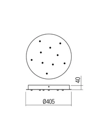 Canopy RD D405 10 PENDANTS BK (EIKO, ITO, KANJI, OBO, LOLLI, TYCON) 2