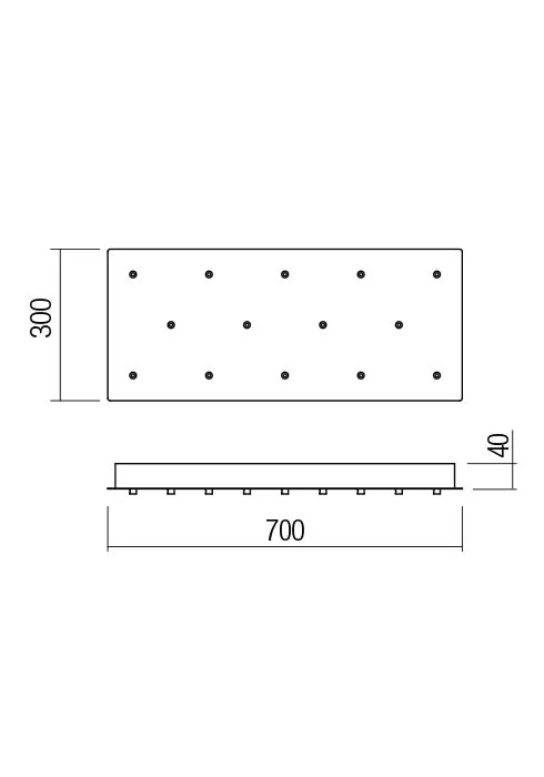 Canopy SQ 700X300 14 PENDANTS CF (EIKO, ITO, KANJI, OBO, LOLLI, TYCON) 2