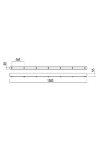 Liniar Canopy 1300X40 7 PENDANTS CF (EIKO, ITO, KANJI, OBO, LOLLI, TYCON) 2