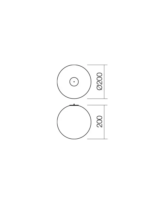 Abajur Bilia (SINGLE CONNECTION) LED 7.5 W 3000 K D200 WH 2