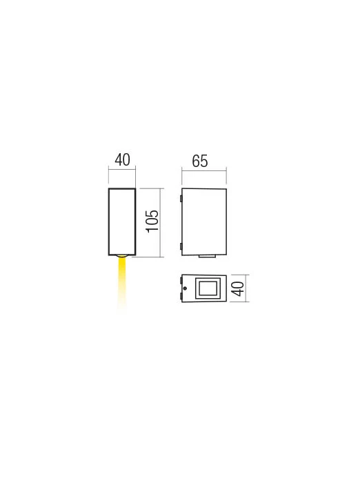 Бра Ace LED 3.36 W 4000 K IP54 Темно-серый 2