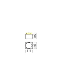 Бра Ari LED 7 W 3000 K IP65 Темно-серый 2