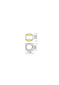 Aplice Ari LED 11 W 3000 K IP65 Alb Nisipiu 2