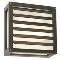 Aplice Brick Glass E27 2 x 42 W IP54 Gri Închis