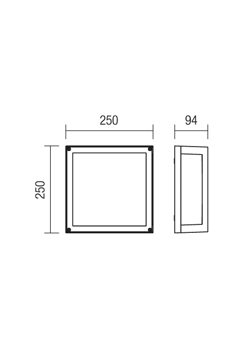 Aplice Brick Glass E27 2 x 42 W IP54 Gri Închis 2