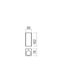 Бра Brio LED 10 W 3000 K IP54 Кортен 2
