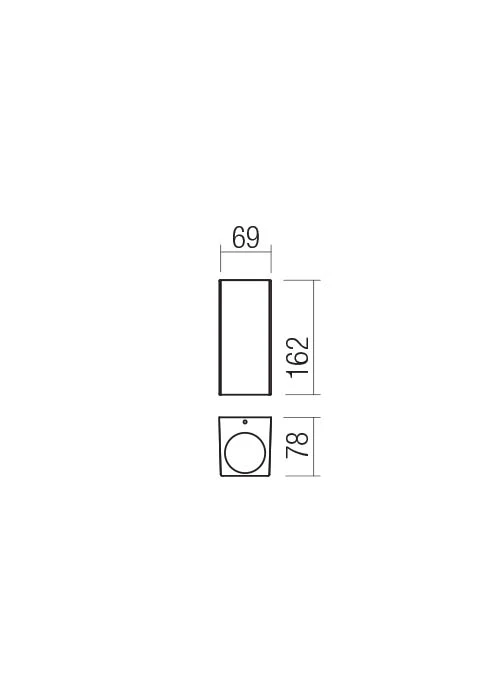 Бра Brio LED 10 W 3000 K IP54 Кортен 2