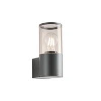 Aplice Fred E27 1 x 20 W IP54 Gri Închis