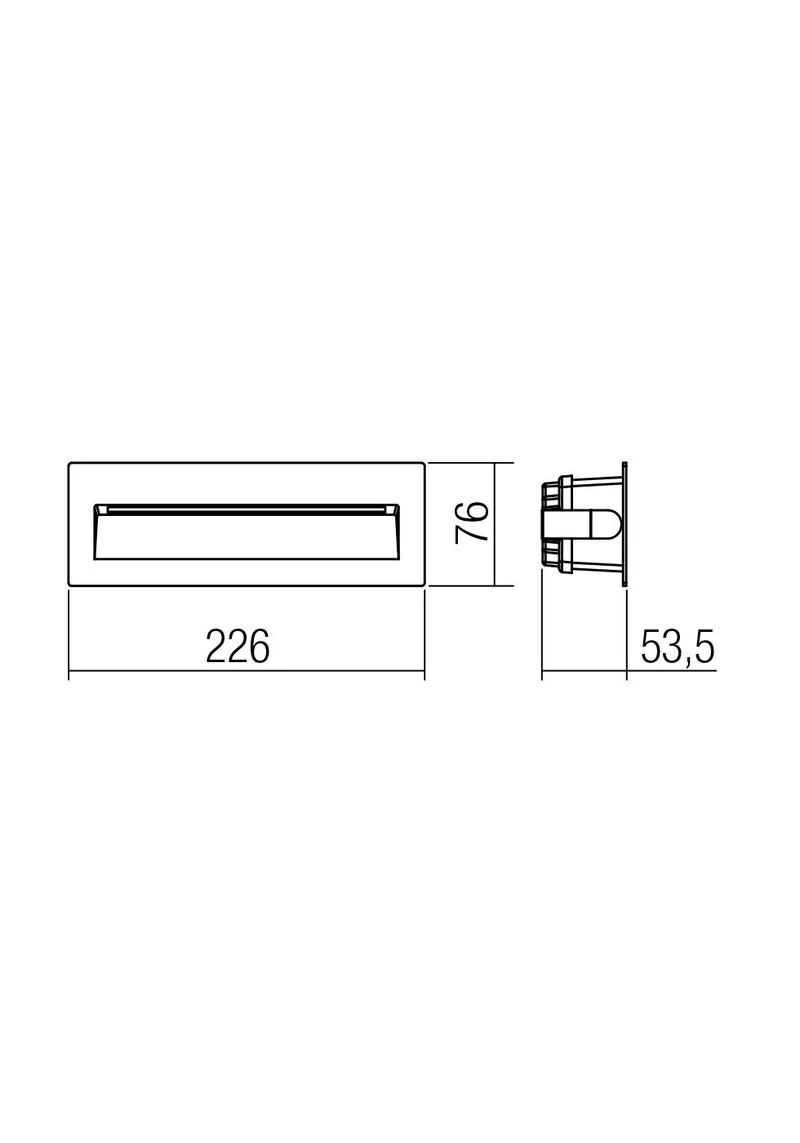 Spoturi scări Igor LED 6 W 2700 K IP54 Alb Nisipiu 2