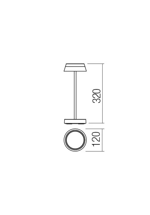 Настольные лампы Iluna LED 2.5 W 2700/3000 K IP65 Песочно-белый 3