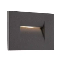 Spoturi scări Inner LED 1 x 3 W 4000 K IP65 Gri Închis