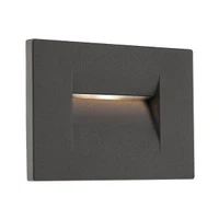 Spoturi scări Inner LED 1 x 3 W 3000 K IP65 Gri Închis