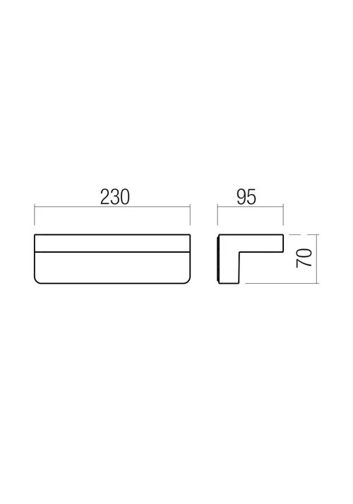 Aplice Kant LED 15 W 2700/3000 K IP65 Alb Nisipiu