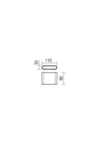 Бра Klippe LED 6.5 W 3000 K IP54 Темно-серый 2