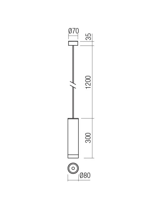 Suspensii Klou LED 9 W 3000 K IP54 Alb Nisipiu 2