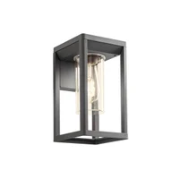 Aplice Lagos E27 1 x 15 W IP54 Gri Închis