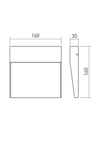 Spoturi scări Lander LED 6 W 2700 K IP54 Alb Nisipiu 2