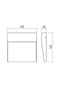 Spoturi scări Lander LED 6 W 3000 K IP54 Alb Nisipiu 2