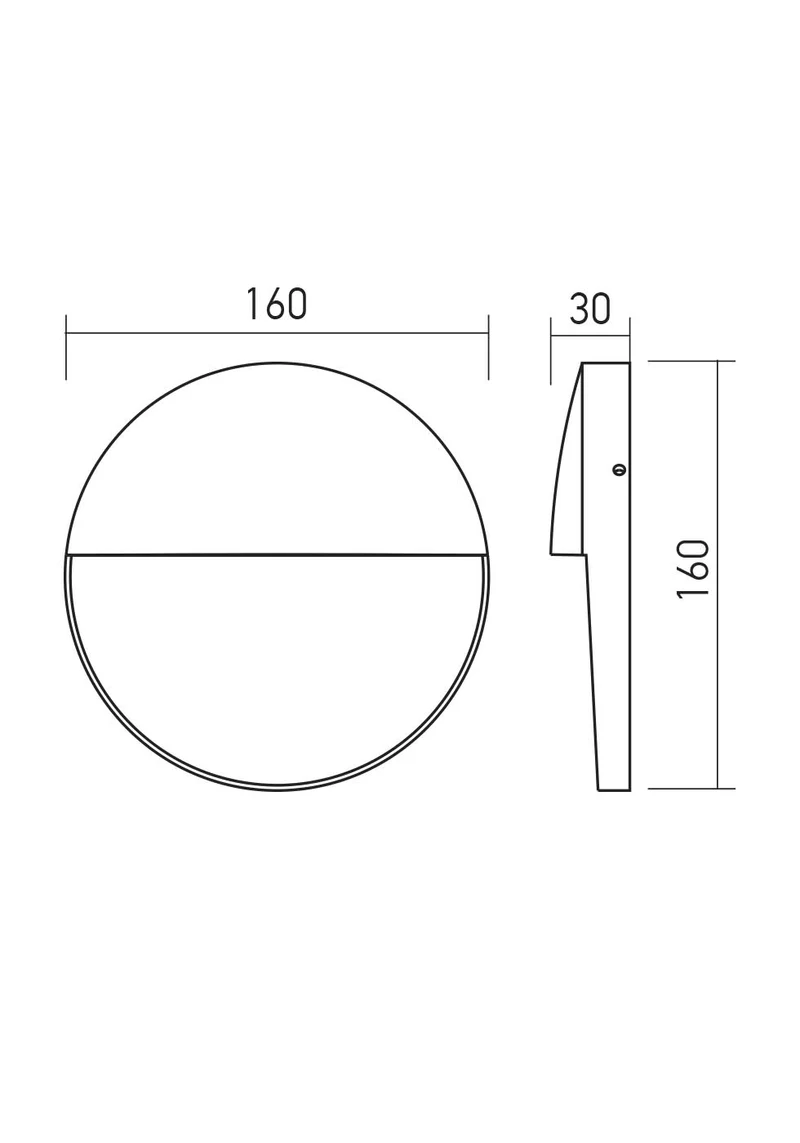 Spoturi scări Lander LED 6 W 2700 K IP54 Gri Închis 2