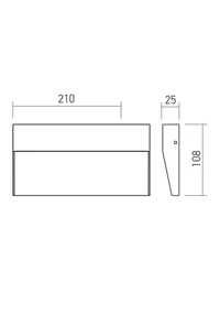 Spoturi scări Lander LED 6 W 2700 K IP54 Gri Închis 2