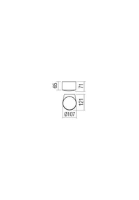 Бра Log LED 6 W 3000 K IP65 Песочно-белый 2