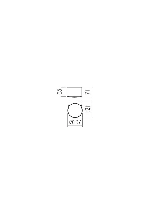 Бра Log LED 6 W 3000 K IP65 Песочно-белый 2