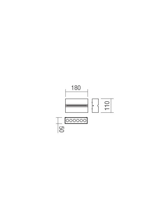 Aplice Mitic LED 14.7 W 3000 K IP54 Gri Închis 2