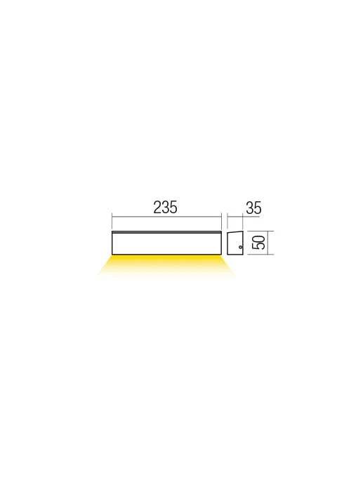 Aplice Omnia LED 13.5 W 3000 K IP54 Maro Închis 2