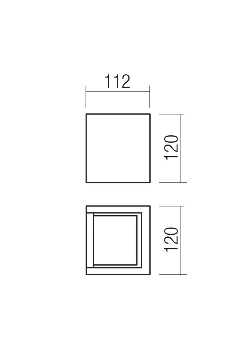 Бра Petra LED 2 x 6 W 2700 K IP54 Темно-серый 2